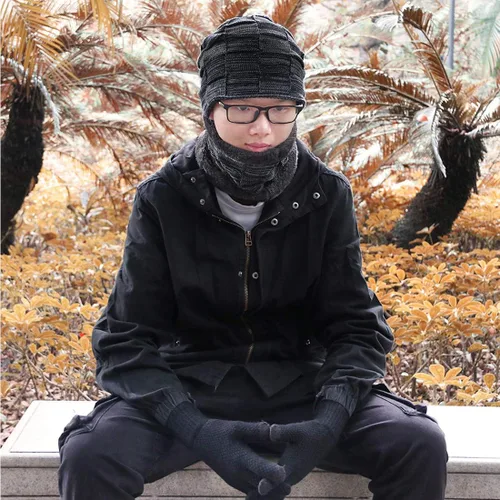 Vista 7 de KRATARC Conjunto de bufanda cálida de invierno para hombres y mujeres al aire libre