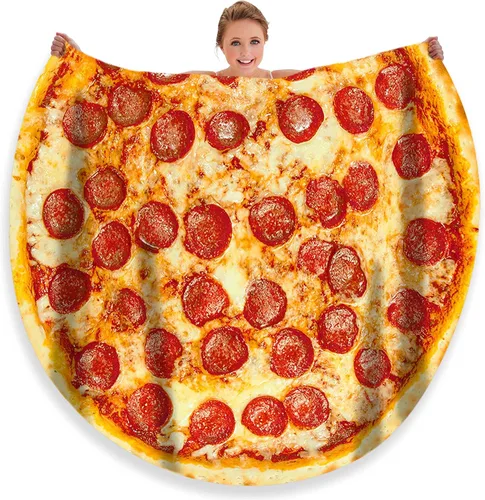 Vista 10 de Moonysweet Manta de tortilla de doble cara para adultos y niños, manta de comida novedosa, franela de vellón mullido, diseño realista