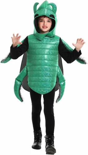 Vista 7 de Seasons Disfraz de escarabajo verde para Halloween para niño
