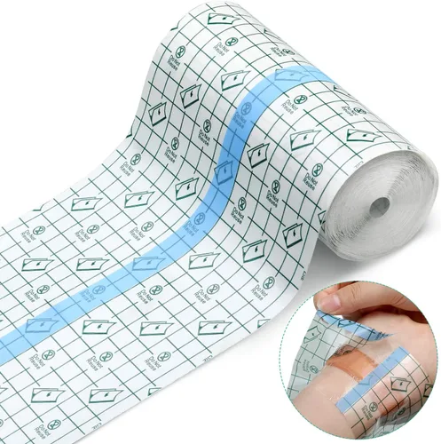Vista 11 de BBTO Cinta adhesiva impermeable transparente para vendaje, 2 x 394 pulgadas