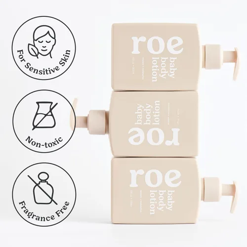 Vista 8 de Roe Wellness - Loción hidratante para bebés sin fragancia Ideal para pieles sensibles Loción hidratante ligera Para bebés, bebés, niños y más