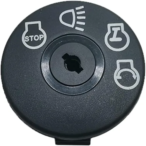 Vista 2 de Interruptor de encendido de arranque con llave de 4 posiciones 7 terminales funciona con Cub Cadet, Husqvarna, John Deere, MTD cortacésped reemplazar