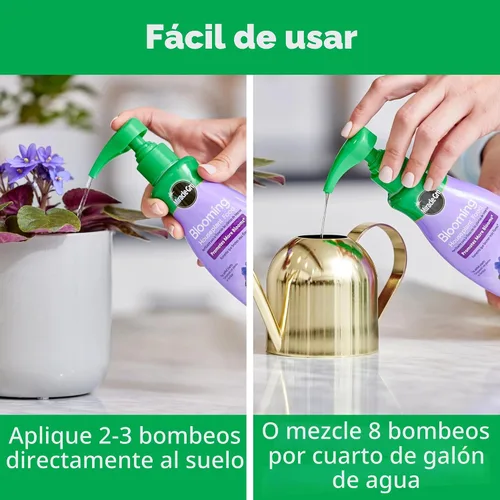 Vista 8 de Miracle-Gro Blooming Houseplant Food, 8 fl. oz. Fertilizante para plantas