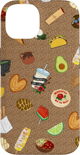 Vista 4 de Brown Antojitos Mexican Food Latino Tacos Pan Dulce - Carcasa para iPhone 17