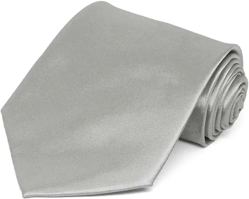 Vista 465 de tiemart Corbata de color sólido para hombre Longitud estándar