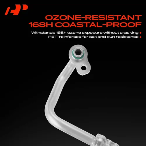 Vista 3 de A-Premium Conjunto de manguera de línea de descarga de A/C compatible con Kia Sorento, 2014 2015, 3.3L, compresor a condensador