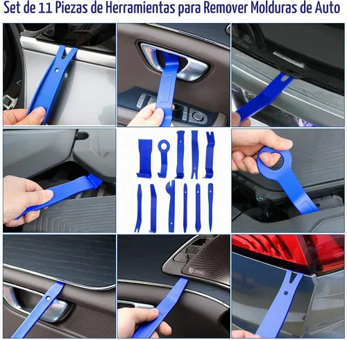 Vista 2 de JNLK - Juego de 352 piezas con herramientas para quitar molduras, herramienta de palanca, kit de herramientas para quitar paneles de puerta