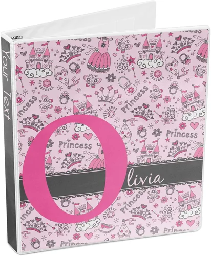 Vista 4 de Carpeta personalizada de 3 anillas Princess - 1 pulgada