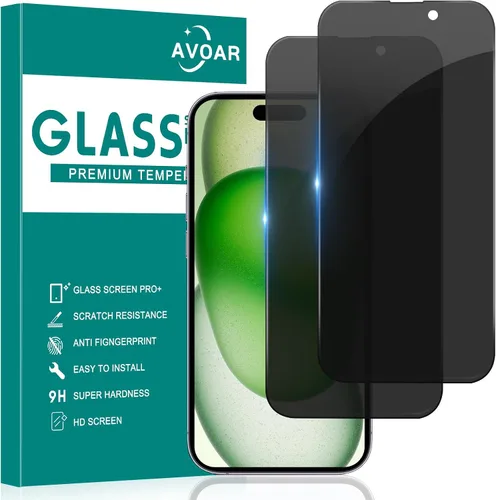 Vista 50 de Paquete de 2 protectores de pantalla de privacidad para iPhone 11/iPhone XR, pantalla de privacidad iPhone 11 de 6.1 pulgadas, película de vidrio