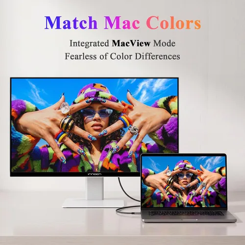 Vista 7 de INNOCN Monitor de 27" 4K 120Hz HDR500 USB-C 90W para MacBook/Mac mini
