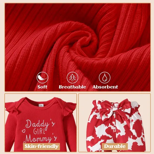 Vista 5 de NEOBELLA Ropa de bebé recién nacida de 0 a 18 meses de manga larga y pantalones con diadema, trajes de otoño e invierno