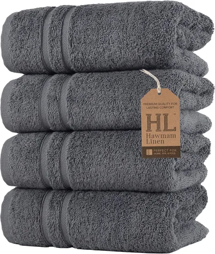 Vista 37 de Juego de 6 toallas de baño negras para baño, algodón turco original, suave, absorbente y de primera calidad, 2 toallas de baño, 2 manos y 2 toallas