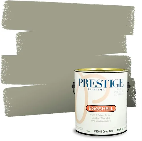 Vista 75 de Prestige Paints - 2 en 1, pintura base y pintura de exterior, E100-N-735BM