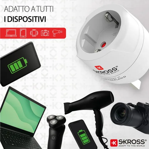 Vista 5 de SKROSS Adaptador de viaje de país - Europa a Reino Unido