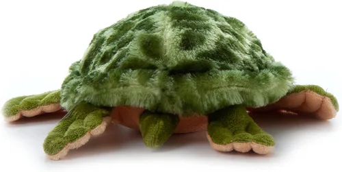Vista 3 de The Petting Zoo Peluche de tortuga marina, regalos para niños, animales salvajes del océano Onez, juguete de peluche de tortuga marina de 14 pulgadas