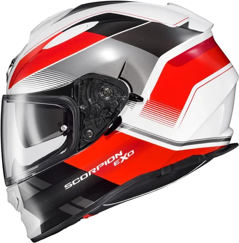 Vista 7 de ScorpionEXO Ryzer - Casco integral de motocicleta con visera Pinlock Ready con bolsillos para altavoz integrados, aprobado por DOT ECE