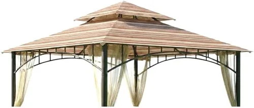 Vista 11 de Garden Winds Toldo de Repuesto para Gazebo Target Madaga, Beige