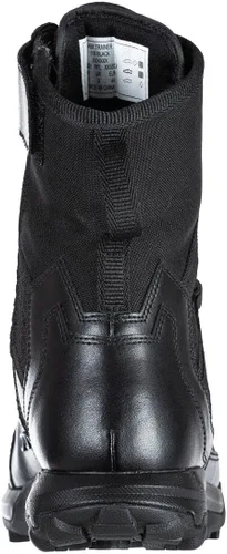 Vista 4 de 5.11 Tactical A/T Botas todoterreno con cremallera lateral de 8 pulgadas para hombre, cremallera lateral de longitud completa, antideslizantes