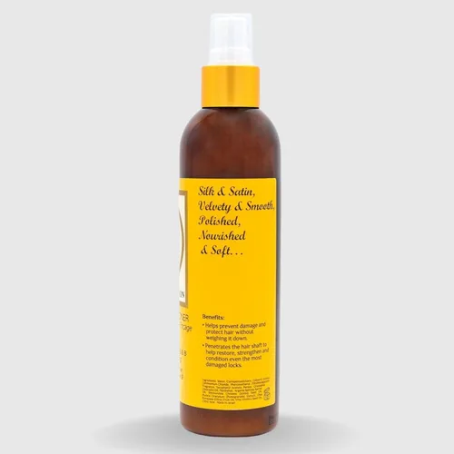 Vista 2 de OMM Collection Acondicionador natural ligero sin enjuague, espray desenredante hidratante para cabello encrespado y rizado, evita roturas