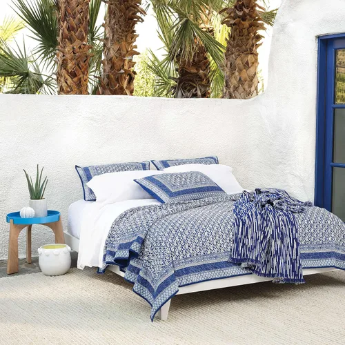 Vista 4 de Pine Cone Hill Lush Linen - Fundas de almohada blancas, tamaño King, patrón sólido blanco