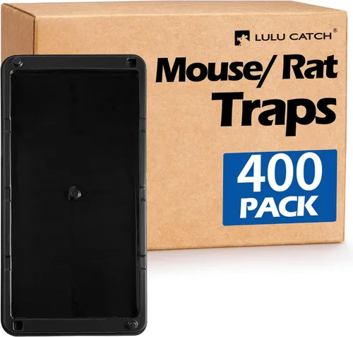 Vista 30 de LULUCATCH, trampas para ratones, 6 unidades de trampas grandes de pegamento para interiores para el hogar, tablas de pegamento a granel pre-cebadas