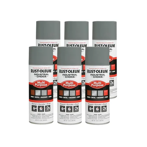Vista 21 de Aerosol de esmalte Rust-Oleum para uso general; envase de 16 onzas líquidas; lata de aerosol, almendra, 6
