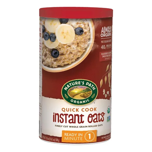 Vista 7 de Avena cortada con acero orgánica Nature's Path Quick Cook, 24 onzas (paquete de 1), sin transgénicos
