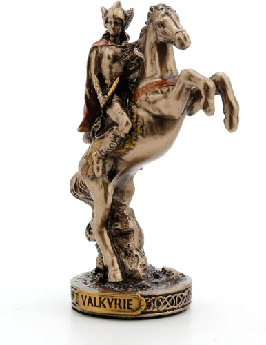 Vista 3 de Veronese Design Norse Gods - Figura en miniatura (Valquiria, Bronce)