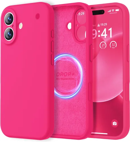 Vista 532 de LOVE 3000 Diseñada para Funda iPhone Air, Silicona Premium [Compatible con Magsafe][Forro de Microfibra Suave Anti-Rayones] Funda Protectora
