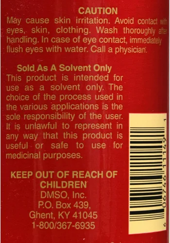 Vista 2 de DMSO Líquido 70/30 - 8 oz - 99.9% DMSO puro - Se cree que ayuda a estimular los procesos celulares