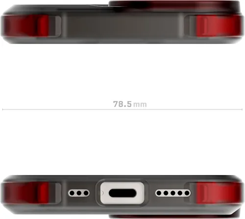 Vista 67 de Ghostek Covert Clear - Funda transparente para iPhone 15 Plus, silicona a prueba de golpes, compatible con accesorios Apple MagSafe, funda Negro