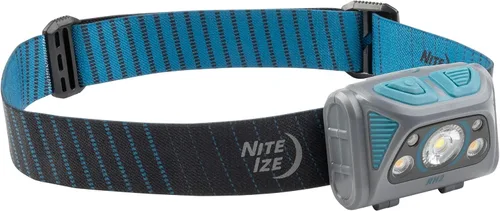 Vista 2 de Nite Ize Radiant RH2 PowerSwitch - Linterna frontal recargable para camping y senderismo, batería recargable, luz manos libres con 7 modos