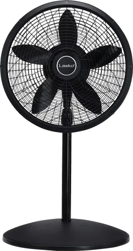 Vista 11 de Pedestal Ventilador, ajustable, Negro, 18-pulgadas Lasko Productos 1827 , Plástico, Negro, 18 pulgadas