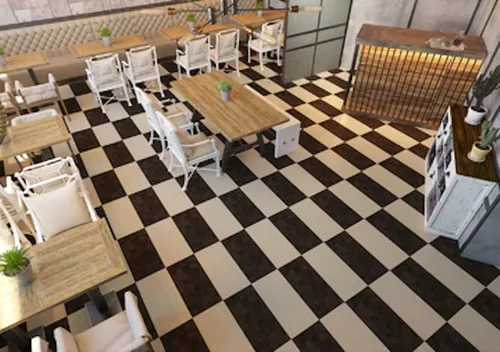 Vista 7 de Lucida Surfaces Azulejos de vinilo de lujo para piso Suelo adhesivo para pegar 18 tablones de aspecto texturizado Bloques de madera de fibra