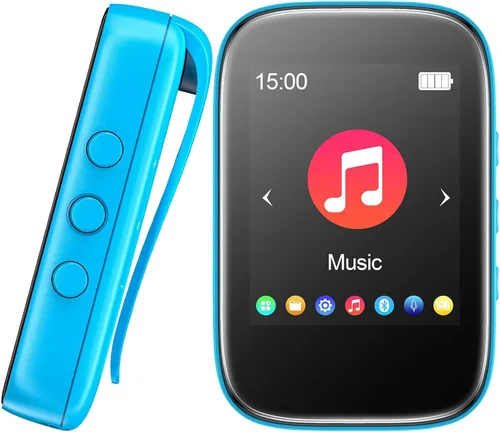 Vista 8 de Reproductor de MP3 de 32 GB con Bluetooth Deportes Clip-on Reproductor de música Soporte FM Radio Grabación de voz Libro electrónico Calendario