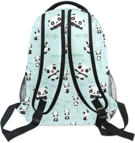 Vista 26 de ATTX Linda mochila con diseño de panda para niños y niñas, Panda-h, Ciclismo