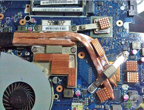 Vista 4 de Tubo de calor plano, 1 unidad de 0.138 in x 0.433 in x 1.969 in GPU placa trasera de CPU tubo de disipador de calor de cobre, para enfriar disipador