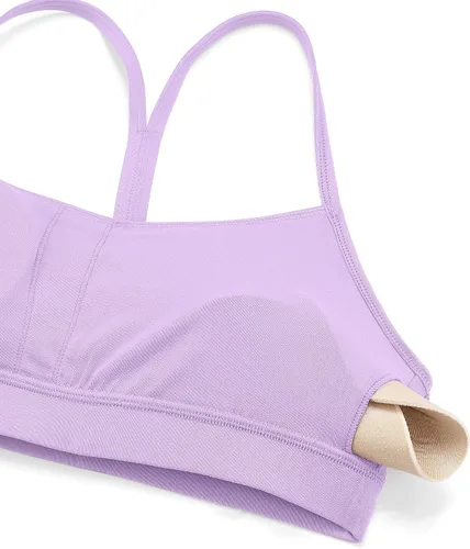 Vista 5 de CRZ YOGA Butterluxe - Brasier deportivo con espalda en Y para mujer, acolchado de espalda cruzada, de bajo impacto, tirantes delgados