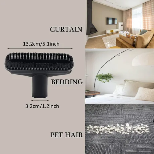 Vista 5 de ANBOO Juego de accesorios de vacío, accesorios de aspiradora de 1 1/4 pulgadas, kit de limpieza, accesorios de cepillo de piso de madera dura