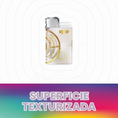 Vista 8 de DJEEP Encendedores de bolsillo, Colección Elegante con textura metálica, Encendedores únicos marmoleados, Paquete de 4 unidades de encendedores