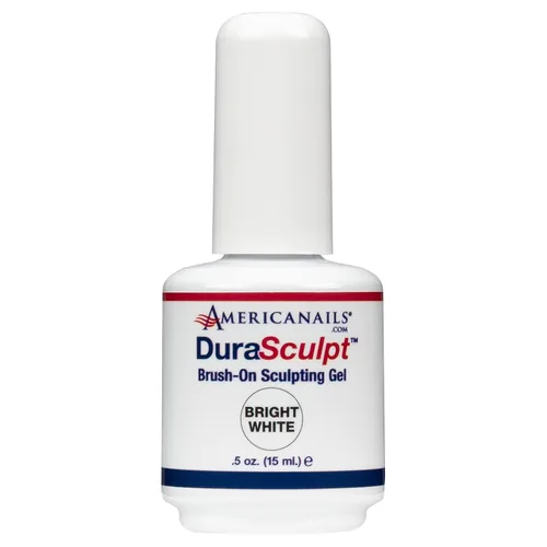 Vista 8 de Americanails DuraSculpt - Gel escultor con brocha, constructor en una botella, gel de escultura empapado para extensiones de uñas, gel constructor