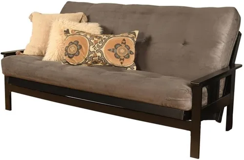 Vista 13 de Pemberly Row Repuesto de colchón de futón de tamaño matrimonial de 7 pulgadas, colchón de tela de gamuza para sofá cama, construcción de algodón