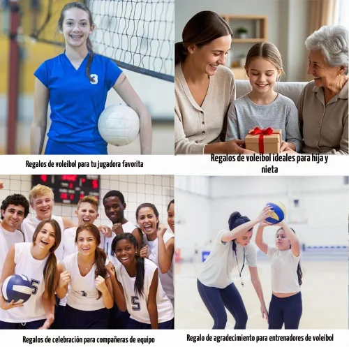 Vista 7 de SportyBella - Accesorios para el cabello de voleibol para niñas, elásticos