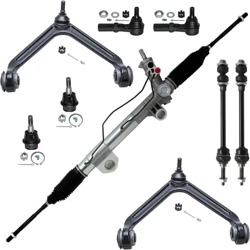 Vista 234 de Detroit Axle - Kit de brazos de control de extremo de 8 piezas para Toyota 2001-2003 Highlander 2002-2003 Camry Lexus ES300, 2 conjuntos de brazos