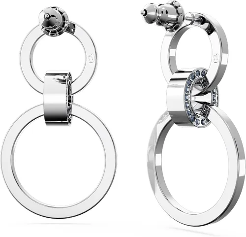 Vista 4 de Swarovski Hollow Collection Hoop Earrings