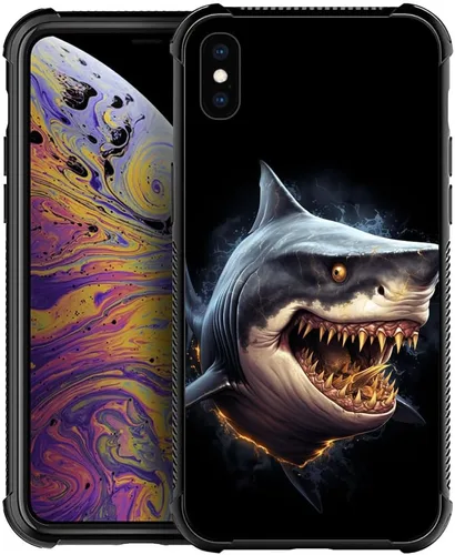 Vista 43 de DJSOK Funda compatible con iPhone 7/8/SE2, funda de ciervo de oro negro para iPhone 7, para niños y niñas, a prueba de golpes, resistente a
