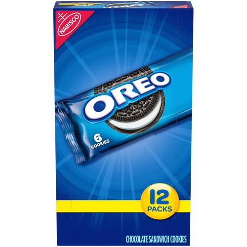 Vista 36 de OREO - Galletas sándwich de chocolate, 60 paquetes de aperitivos (2 galletas por paquete)