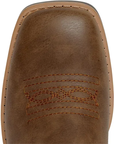 Vista 5 de SheSole Botas de vaquera para mujer de media pantorrilla con punta cuadrada marrón