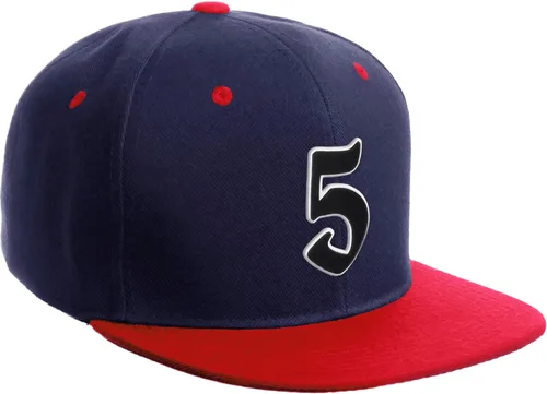 Vista 168 de Daxton Gorra clásica con visera de billete plano con letras del alfabeto inglés antiguo de la A a la Z