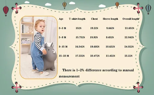 Vista 3 de Linda ropa de bebé niño traje niño niño camiseta de manga larga a rayas + mono de mezclilla mono pantalones conjuntos conjuntos